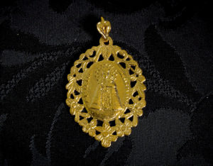 Medalla escapulario Virgen Desamparados y San José ref. 44 oro