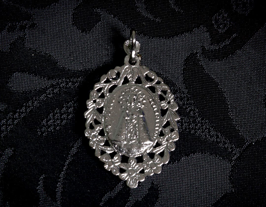 Medalla escapulario Virgen Desamparados y San José ref. 44 rutenio