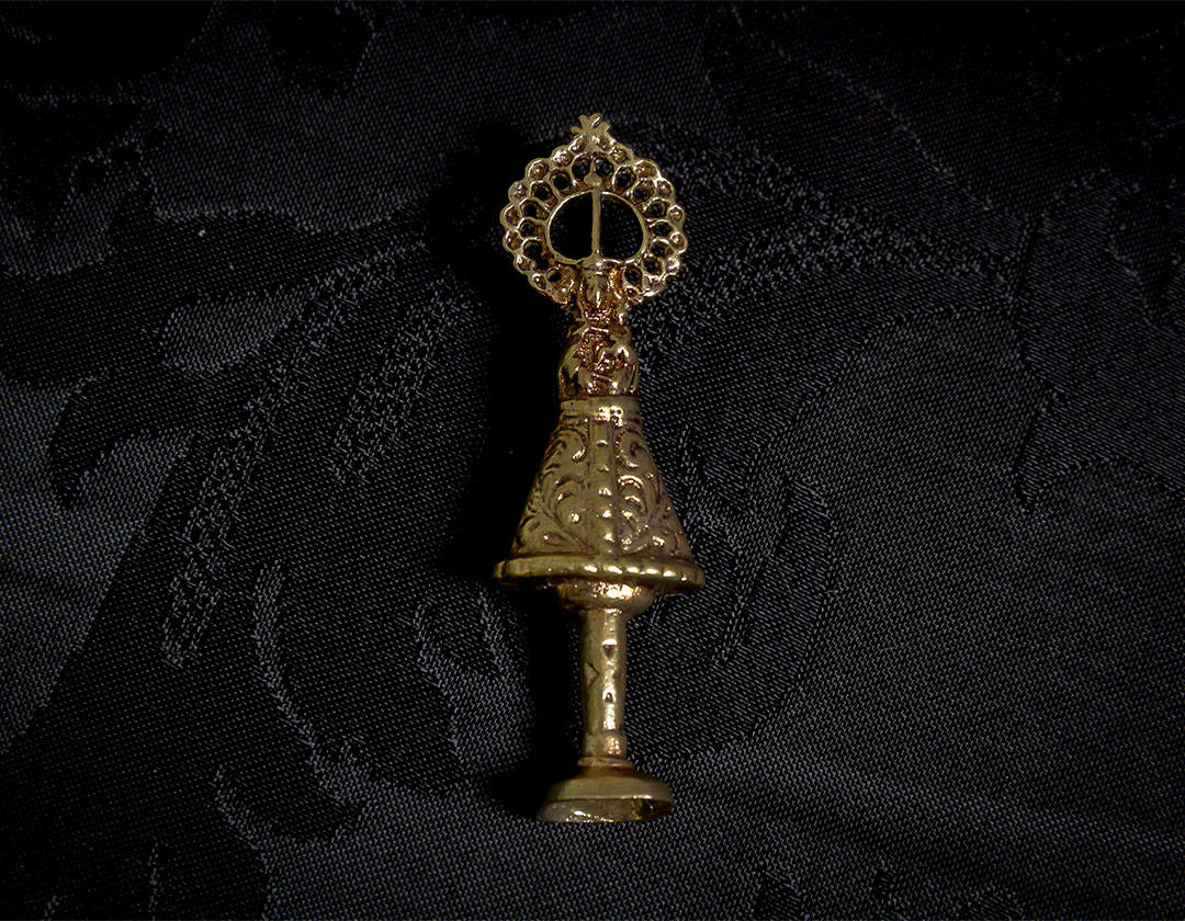 Medalla de la Virgen del Pilar ref. 65 bronce inglés