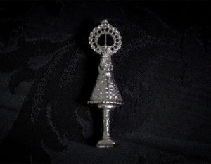 Medalla de la Virgen del Pilar ref. 65 rodio