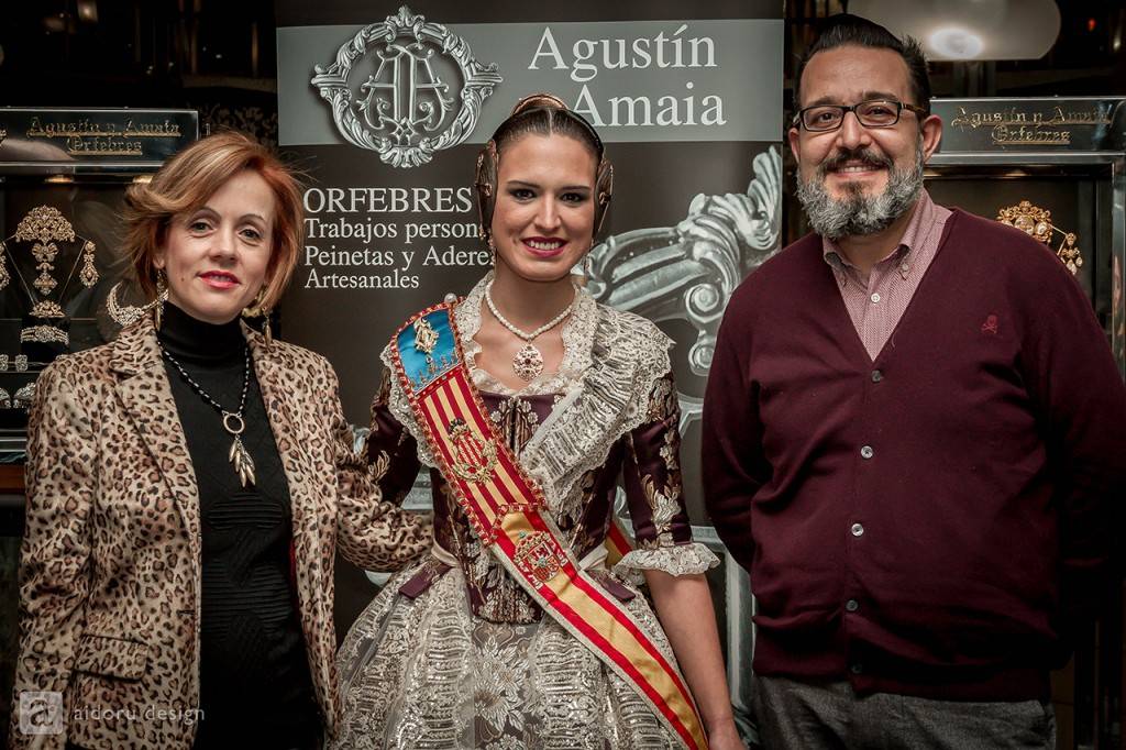 Alicia Moreno con Agustín y Amaia