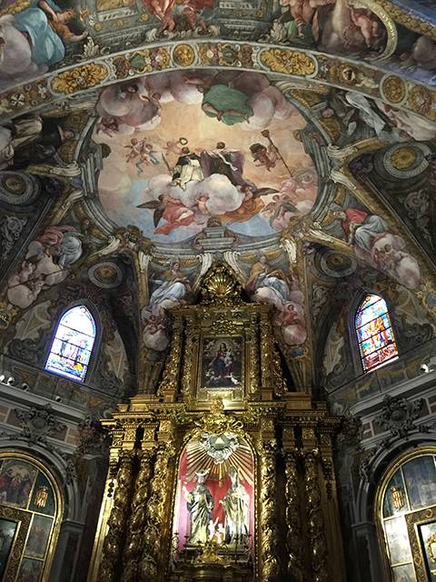 Frescos iglesia de San Nicolás de Bari