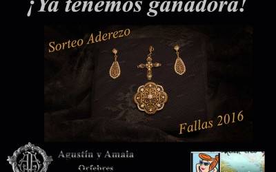 Ya tenemos ganadora del sorteo Aderezo Fallas 2016